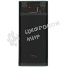 Внешний аккумулятор 20000mAh 2USB+1Type-C+1micro USB 2.0A Hoco J165A (Black). 