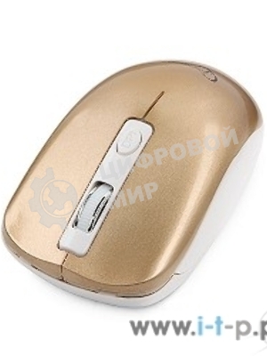 Мышь беспроводная Gembird MUSW-400-G золотой, 1600 dpi, радиоканал, USB, кнопки - 4
