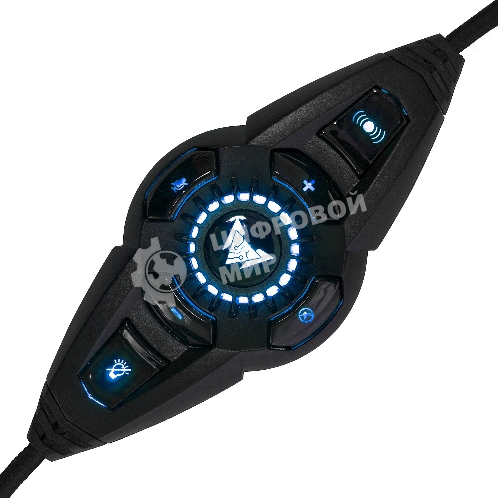 Гарнитура проводная игровая CROWN CMGH-3101 Black&blue