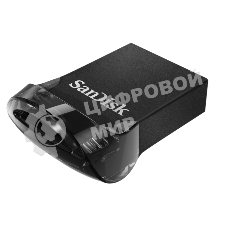 Флешка USB SanDisk CZ430 Ultra Fit (SDCZ430-016G-G46), 16Gb, USB 3.1, R/W 130/40, черный