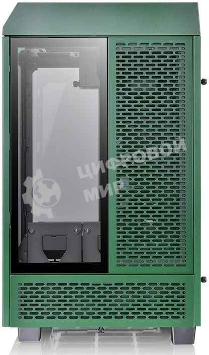 Компьютерный корпус Thermaltake The Tower 100 Racing Green без БП miniITX 1x120мм 3x140мм 2xUSB 3.0 audio bott PSU