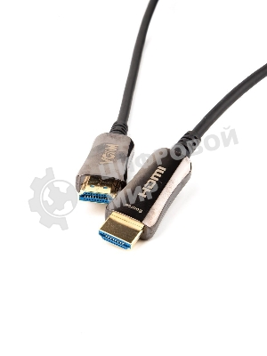 Активный оптический кабель HDMI 19M/M,ver. 2.0, 4K@60 Hz 80m VCOM