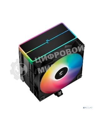Кулер для процессора DEEPCOOL AG500 BK ARGb V2 черный 120мм алюминий+медь 1900rpm 29.4db 40pin 240W 160мм