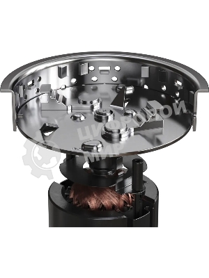 Измельчитель пищевых отходов Kuppersberg WSS 550 B, High-Tech, мощность 550 Вт, 3400-3800 об/мин, защита от перегрева, авто выключение, DC мотор, уровень шума 75 дБ, черный