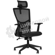 Кресло руководителя Бюрократ MC-811-H черный Elastic-102 крестов. пластик