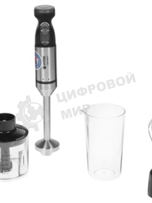 Блендер погружной Vitek VT-8545 1000 Вт, черный/серебристый