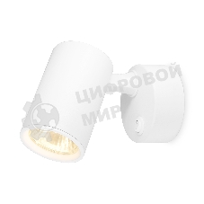 Накладной поворотный спот с выключателем Ambrella light TA1291 WH белый GU10 max 12W 87*55*138