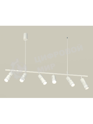 Светильник Ambrella light XB9005150/6 SWH/FR/PSL белый песок/белый матовый/серебро полированное MR16 GU5.3
