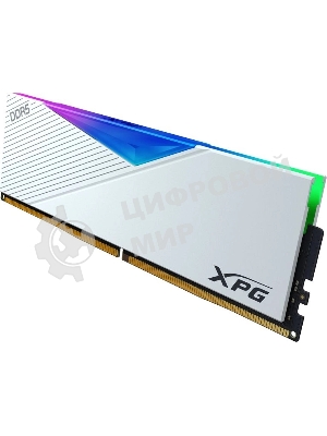Оперативная память XPG Lancer, DDR5, 32Gb (2x16GB), 6400MHz, CL32, DIMM, с радиаторами, RGB, белый