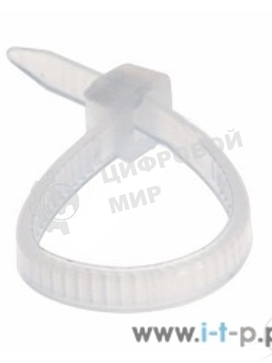 Хомут-стяжка кабельная нейлоновая Rexant 200 x 3,6 мм, белая, упаковка 100 шт.