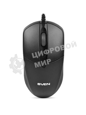 Мышь проводная SVEN RX-112 черный, 800 dpi, USB, кнопки - 3