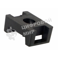 Площадка для крепления стяжки Rexant (ПС-2) 22x16 мм, черная, упаковка 100 шт.