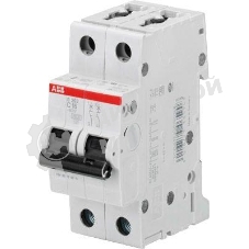 Выключатель автоматический модульный 2п C 25А 6кА S202 ABB 2CDS252001R0254
