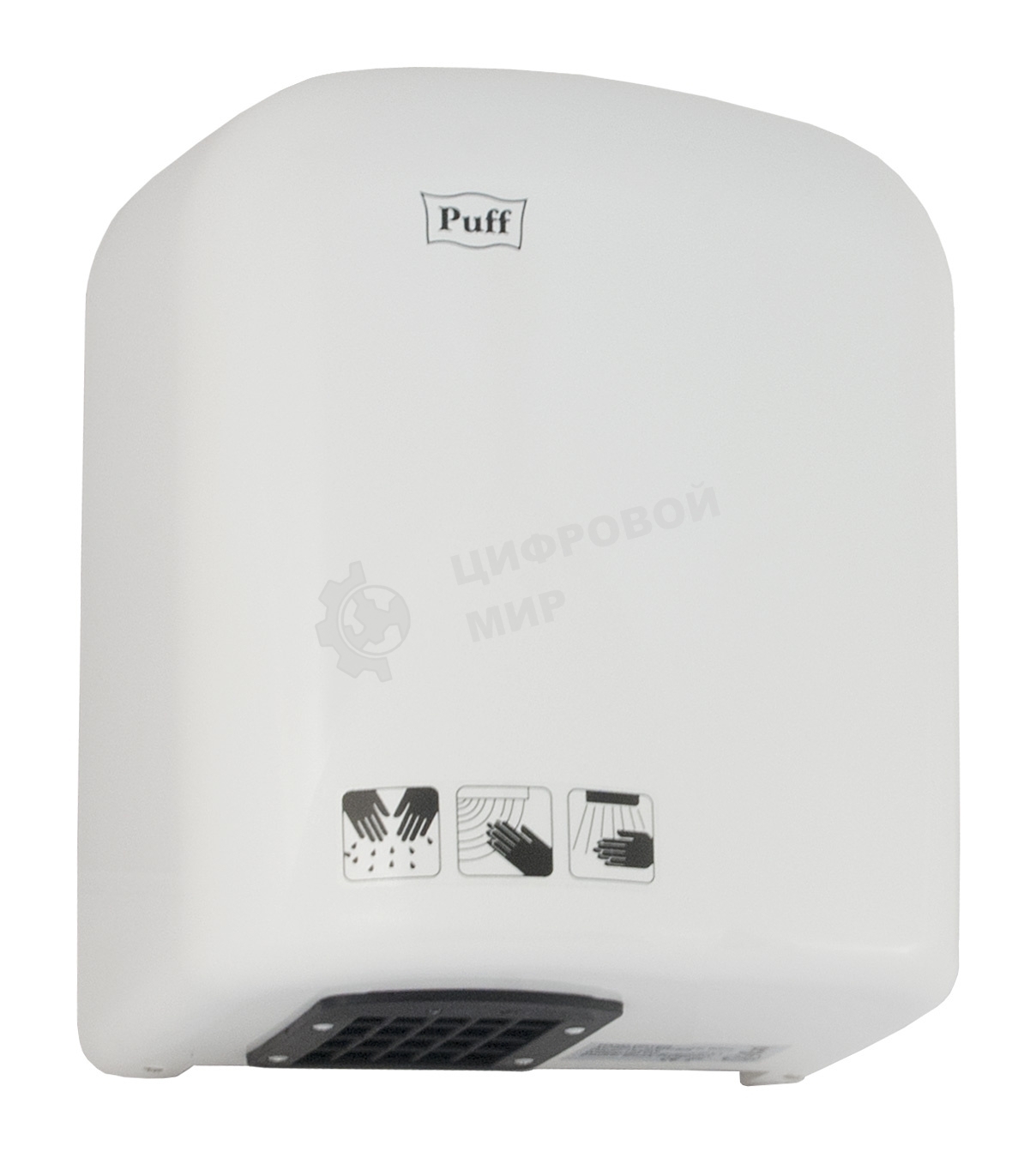 Электросушитель для рук PUFF 165 1.65кВт белый ABS пластик