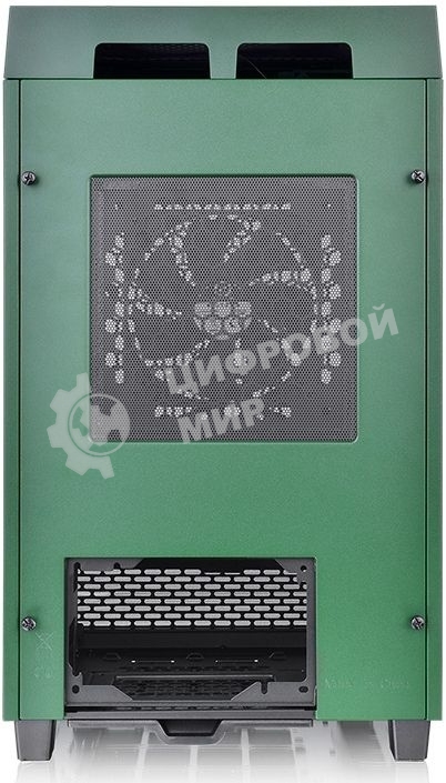 Компьютерный корпус Thermaltake The Tower 100 Racing Green без БП miniITX 1x120мм 3x140мм 2xUSB 3.0 audio bott PSU