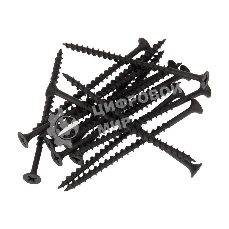 Саморез гипсокартон-дерево Kranz 4,2х75, пакет (300 шт/уп)