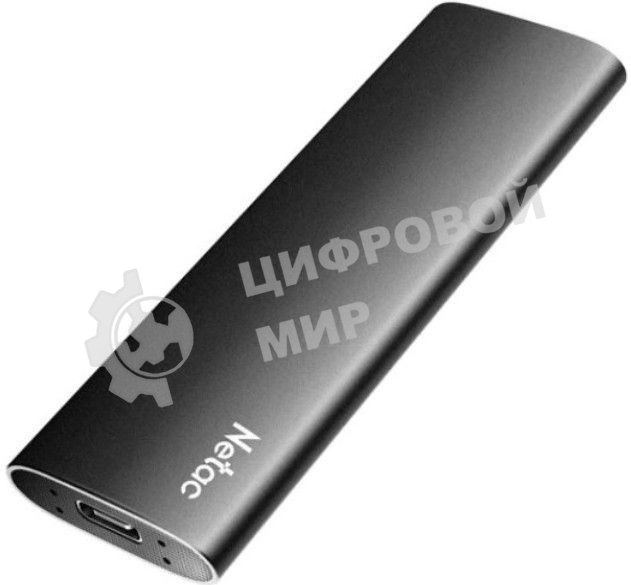 Внешний SSD Netac Z SLIM, 500 Gb, USB 3.2 Gen 2 Type-C, R/W 550/480, черный