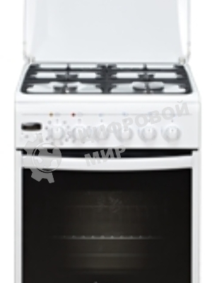 Плита комбинированная Gefest ПГЭ 5102-03 белый, конфорок 4 газовых, духовка 55 л, 50 см x 85 см x 58.5 см