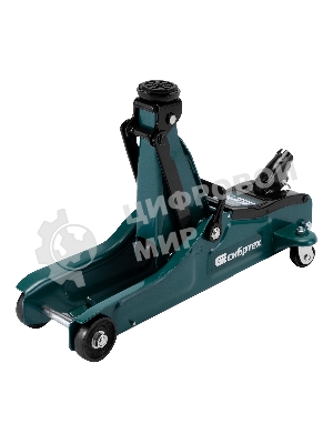 Домкрат гидравлический подкатной Сибртех 2 т, 85-330 мм, низкий подхват, в пластиковом кейсе