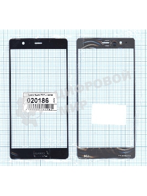 Стекло для Huawei P9 Plus черное