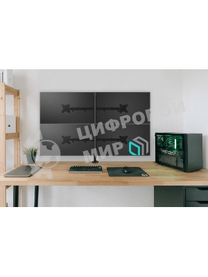 Кронштейн ONKRON D421E для четырех мониторов 13