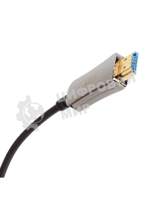 Активный оптический кабель HDMI 19M/M,ver. 2.0, 4K@60 Hz 80m VCOM