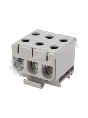 Клемма вводная силовая Rexant КВС 6-50 мм² 3-рядная серая