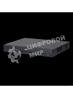 Dahua DHI-NVR5232-EI2 32-канальный IP-видеорегистратор 4K, H.265+ и ИИ 448 Мбит/с; 2 SATA III до 20Тбайт; 1 HDMI (8K), 1 VGA; 1 RJ45 1000 Мбит/с; тревожные вх./вых.: 4/2