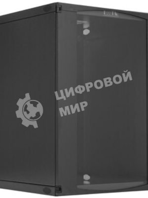 Шкаф настенный Lanmaster Next TWT-CBWNG-15U-6X6-BK 15U 550x600мм пер.дв.стекл съемные бок.пан. 60кг черный