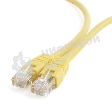 Патч-корд UTP Cablexpert cat.6, 1м, литой, многожильный, желтый