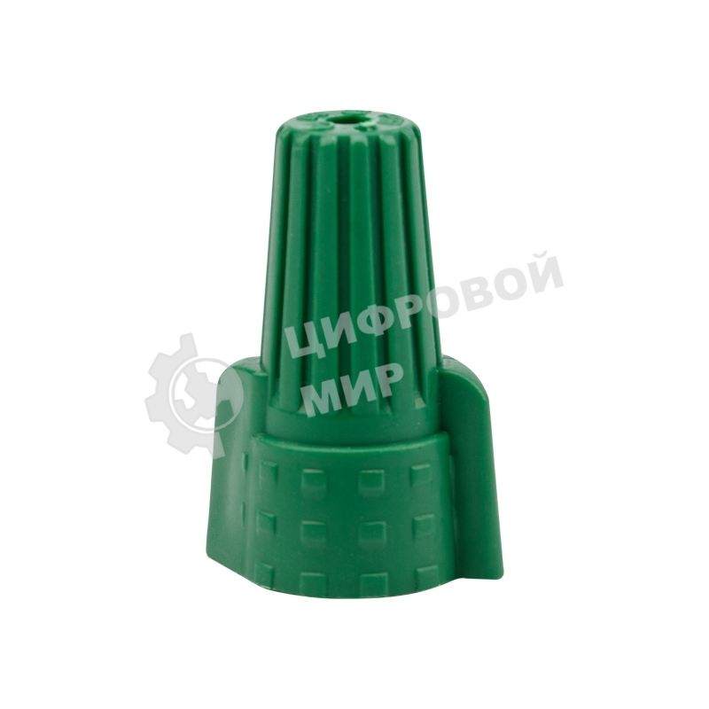 Соединительный изолирующий зажим заземления с лепестками Rexant СИЗ-99 ø 12 мм (5-16 мм²), зеленый (10 шт./уп.)