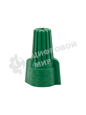 Соединительный изолирующий зажим заземления с лепестками Rexant СИЗ-99 ø 12 мм (5-16 мм²), зеленый (10 шт./уп.)