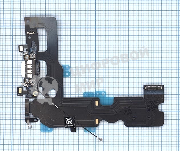 Шлейф разъема питания для iPhone 7 Plus белый