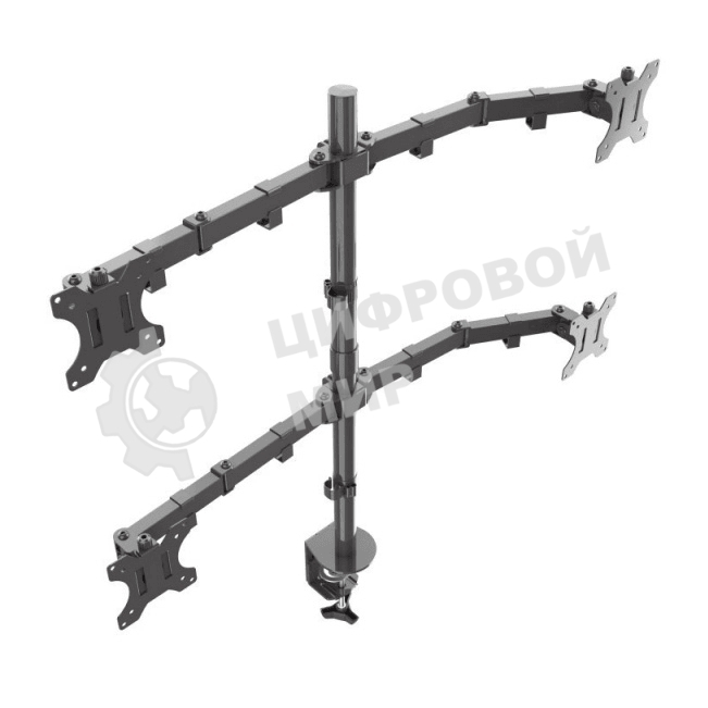 Кронштейн ONKRON D421E для четырех мониторов 13
