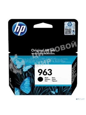 Картридж струйный HP 963 3JA26AE черный (1000 стр) для HP OfficeJet Pro 901x/902x