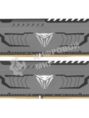 Оперативная память Patriot Viper Steel, DDR4, 64GB (2x32GB), 3600MHz, CL18, DIMM, радиатор, черный