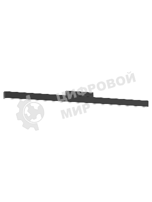 Трековый линейный светильник Ambrella light GL4465 BK черный IP20 20W 3CCT 3000-6000K SMART 48V 120° 604*22*45