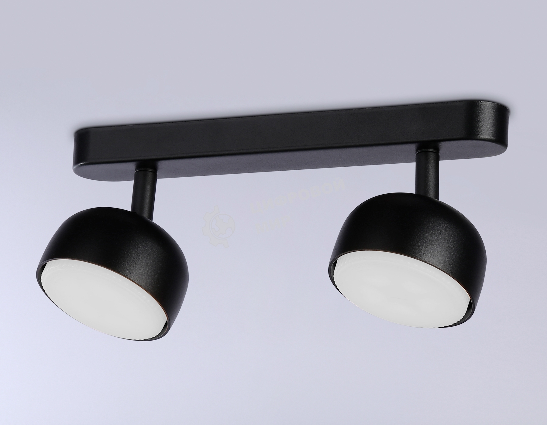 Светильник Ambrella light TN71012/2 BK черный GX53/2 max 12W 260*80*90