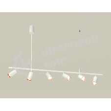 Светильник Ambrella light XB9005300/6 SWH/PPG белый песок/золото розовое полированное MR16 GU5.3 (С9005, С6322, N6114)