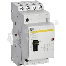 Контактор модульный КМ20-40МР AC с ручным управ. KARAT IEK MKK12-20-40