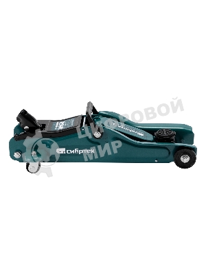 Домкрат гидравлический подкатной Сибртех 2 т, 85-330 мм, низкий подхват, в пластиковом кейсе