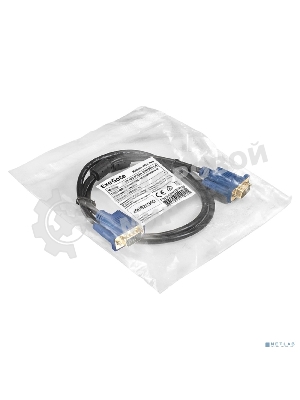Кабель VGA Pro ExeGate EX-CC-PVGA-15M15M-1.0 (15M/15M, 1м, 2 фильтра, позолоченные контакты, экран)