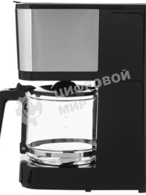 Кофеварка капельная BQ CM2007 стальной/черный, исп. кофе - молотый, 1.25 л, 750 Вт