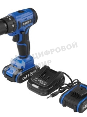 Дрель-шуруповерт Oasis ASB-18V PRO (J) 201, 18 В, 2 Ач, 50 Нм, бесщеточный