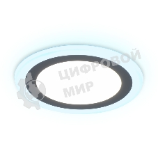 Встраиваемый cветодиодный светильник Ambrella light DCR360 3W+3W 4200K/6400K 85-265V D105*28
