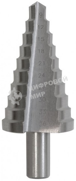 Сверло по металлу FIT 36402ступенчатое HSS 9 ступеней 4-20мм