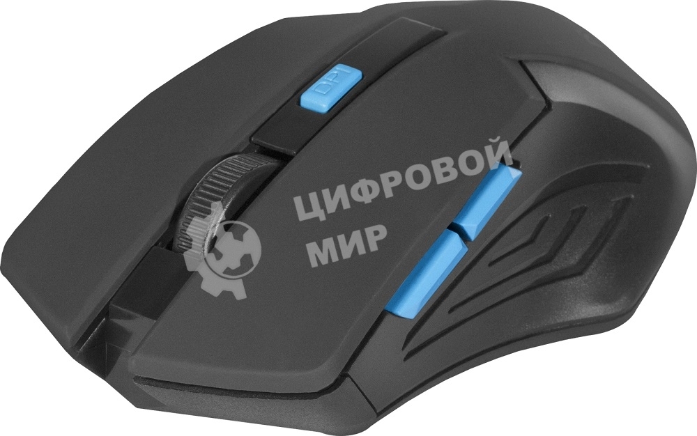 Мышь беспроводная Defender Accura MM-275 синий, 1600 dpi, радиоканал, USB, кнопки - 6