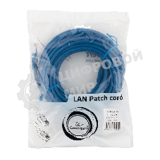 Патч-корд UTP Cablexpert PP12-7.5M/Y cat.5e, 7.5м, литой, многожильный, синий