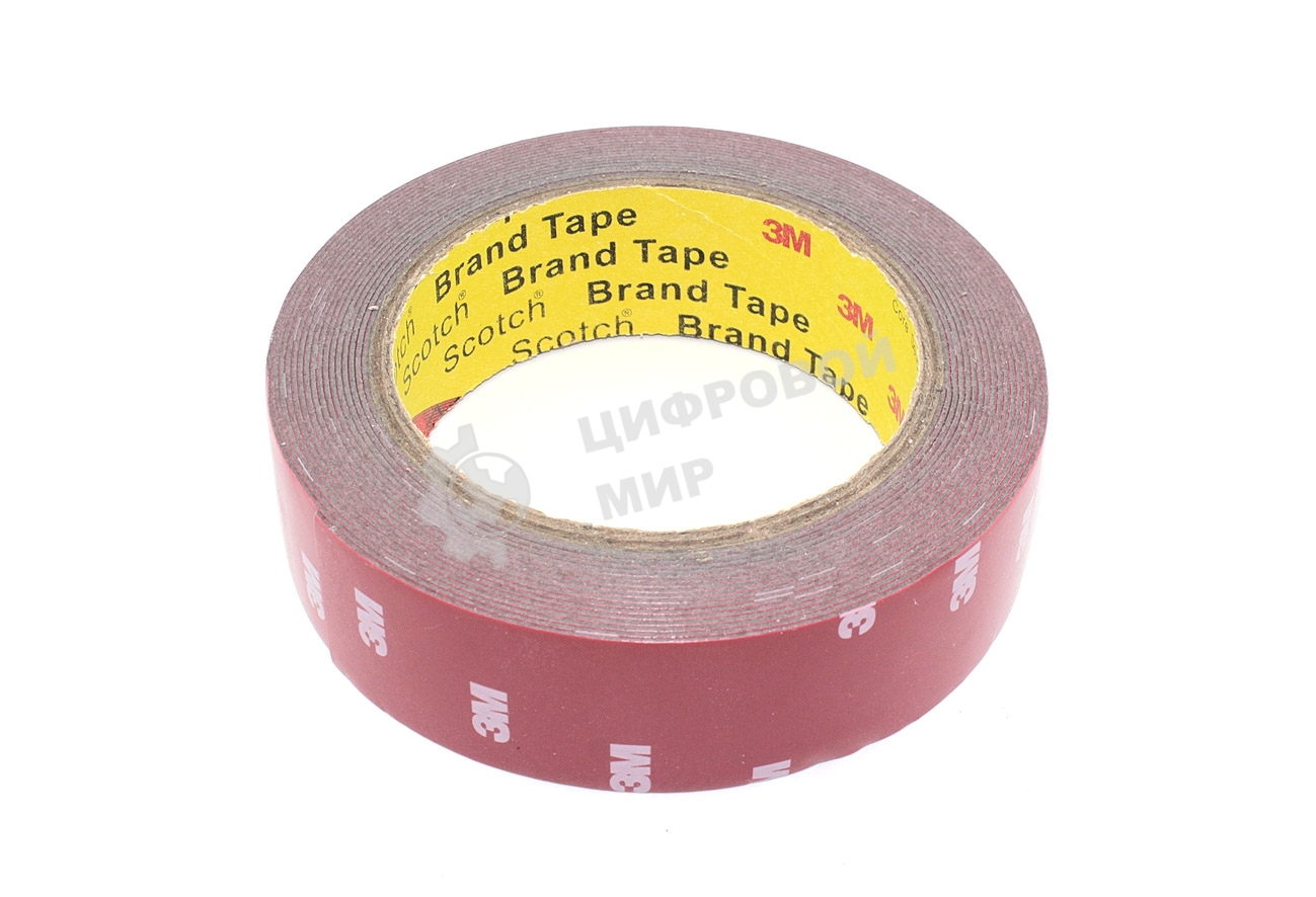 Скотч двусторонний вспененный 3M VHB 30 мм, 5 м, тянущийся