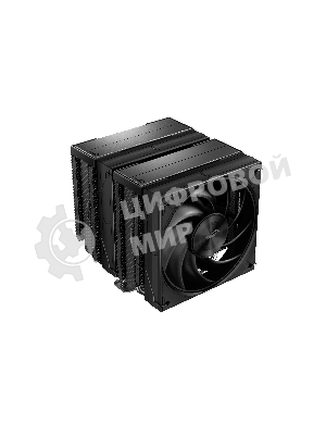 Кулер для процессора SAMA A60B (265W, 4-pin PWM, 156.5mm, 6x6mm, 2x120мм, 78CFM, 29dBA, 2200RPM, S: 1851/1700/1200/115X, AM5/AM4, черный)